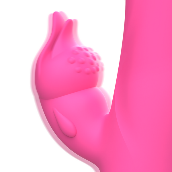 Julio vibrador rabbit silicona rosa