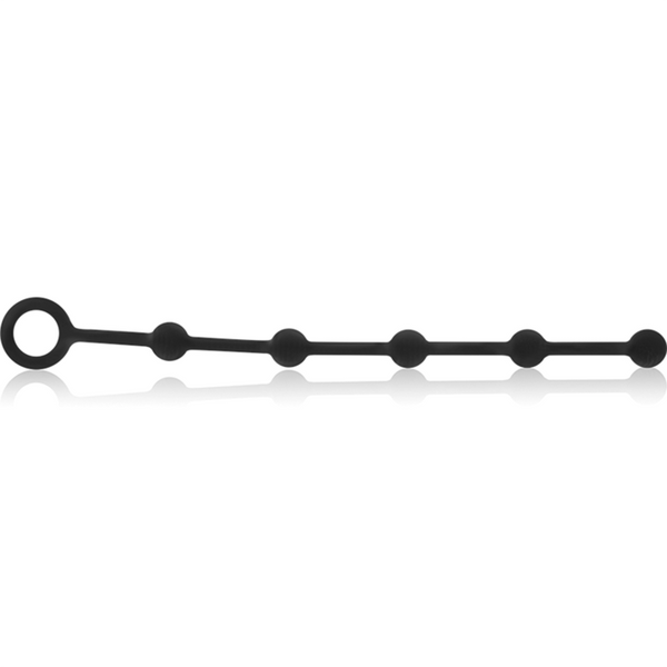 Rosario anal Korg iniciación de silicona 21 cm