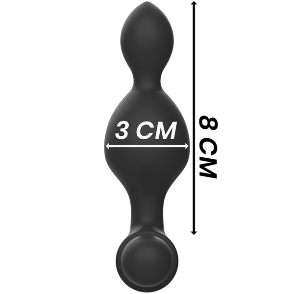Plug anal pequeño Tucker de silicona con control remoto