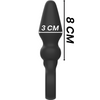Ozzy potente vibrador plug anal silicona