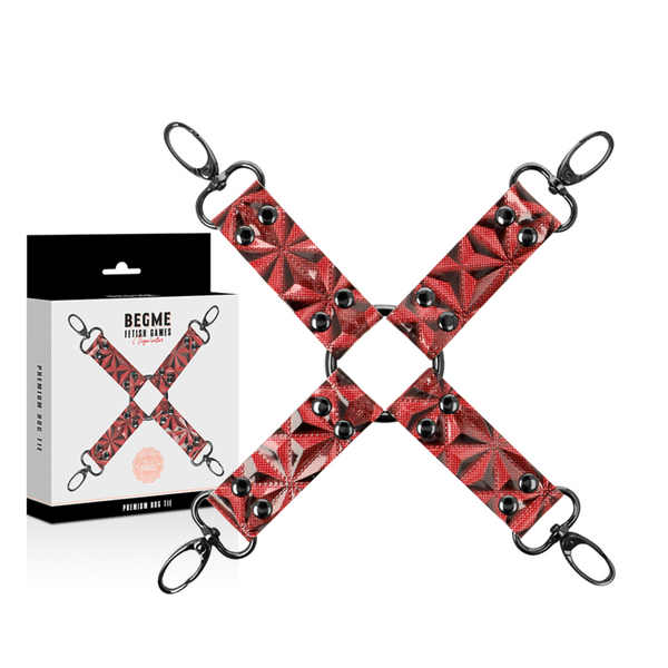 Begme red edition hog tie cuero vegano
