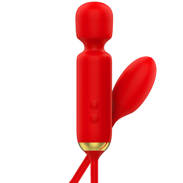 Toscana double pleasure wand con huevo vibrador