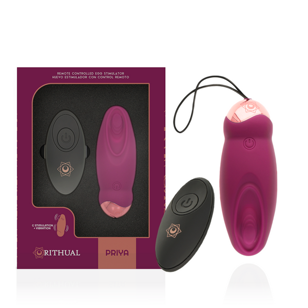 Huevo vibrador Rithual Priya para Punto G con control remoto