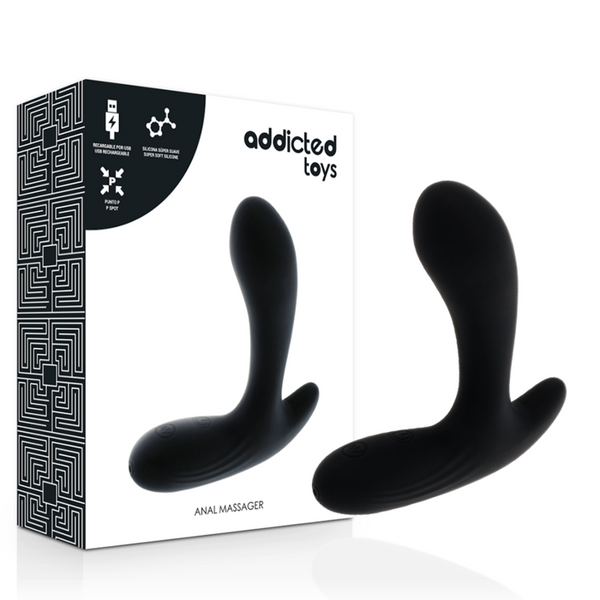 Addicted anal massager black vibration