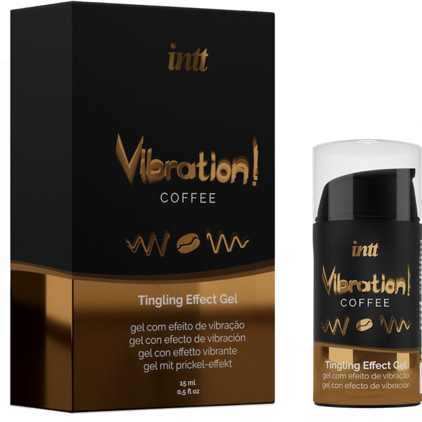 Potente estimulante íntimo gel vibrador liquido café 15ml