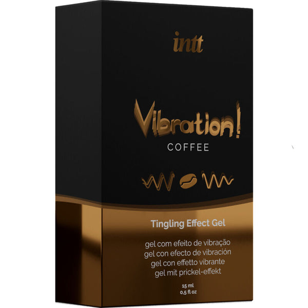 Potente estimulante íntimo gel vibrador liquido café 15ml