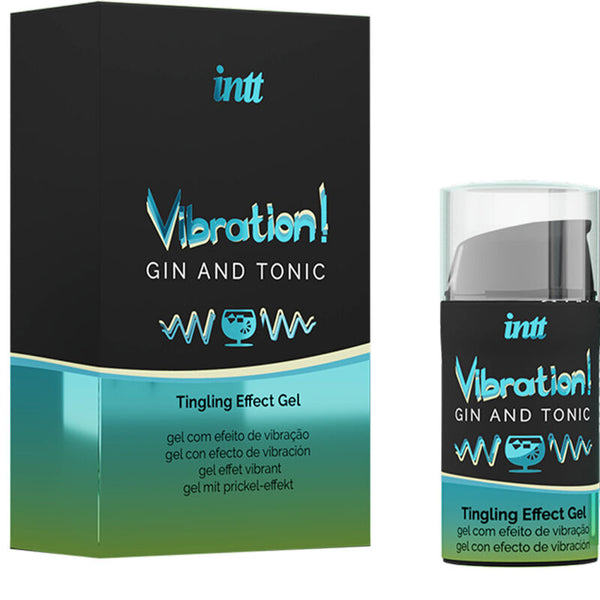 Potente estimulante íntimo gel vibrador liquido gin y tonic 15ml