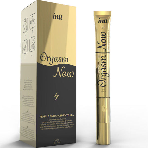 Gel estimulante vaginal intenso con aplicador vibrador