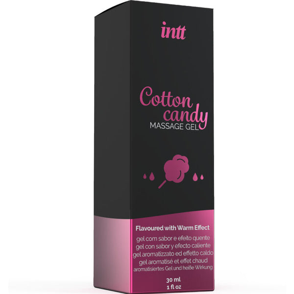 Intt massage y oral sex gel de masaje con sabor a algodón de azucar y efecto calor