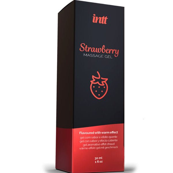 Intt massage y oral sex gel de masaje sabor a fresa efecto calor