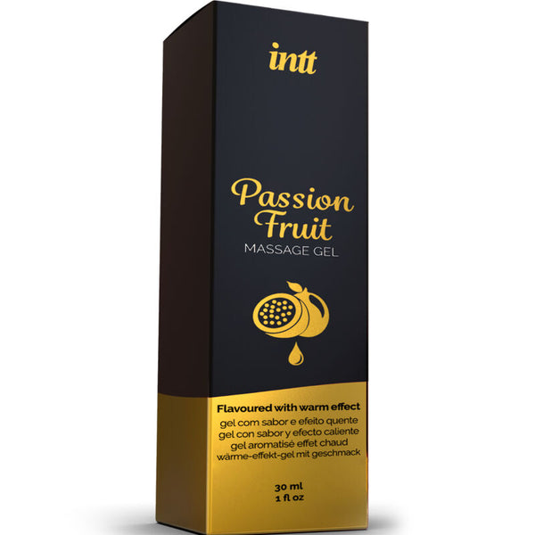 Intt massage y oral sex gel de masaje sabor a fruta de la pasión efecto calor