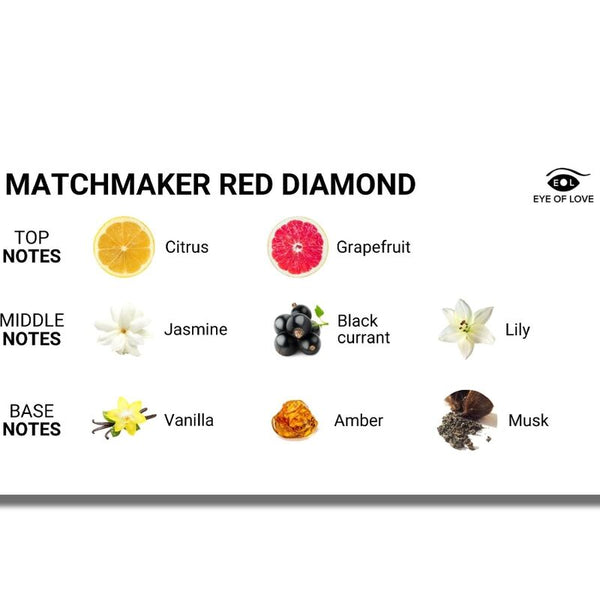 Eye matchmaker red diamond lgbtq perfume feromonas para ella 30 ml