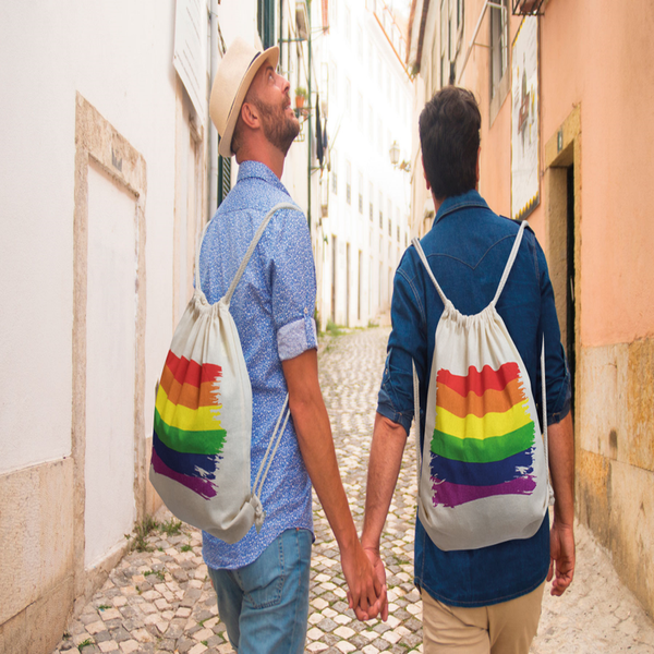 Pride mochila algodón bandera