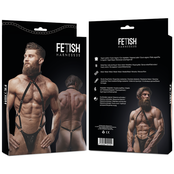 Arnés jockstrap Fetish de ecopiel para hombre