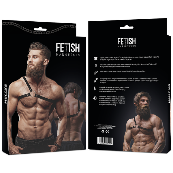 Fetish attitude arnés ecopiel hombro cruzado hombre