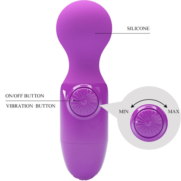 Pretty mini masajeador personal morado