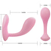 Vibrador Pretty Baird para Punto G con 12 vibraciones y app rosa