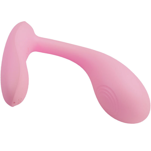 Vibrador Pretty Baird para Punto G con 12 vibraciones y app rosa