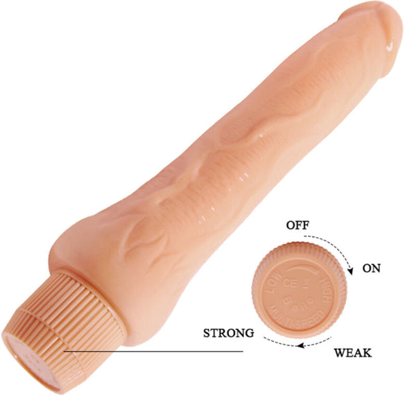 Bárbara vibrador realístico 25 cm