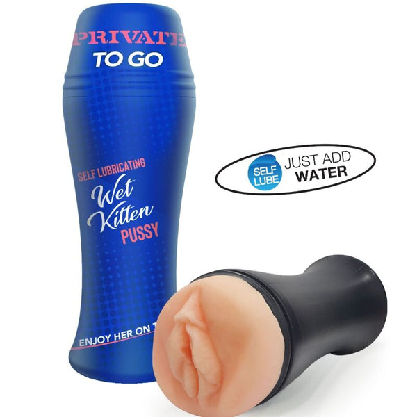 Private masturbador wet kitten self lube to go