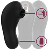 Shushu pro pocket estimulador clítoris 2 potentes motores azabache