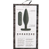 Egon plug anal vibrador negro