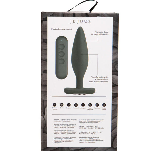 Egon plug anal vibrador negro
