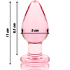 Nebula modelo 3 plug cristal rosa 11 cm o 5 cm