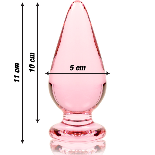 Nebula modelo 4 plug cristal rosa 11 cm o 5 cm
