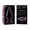 Nebula modelo 4 plug cristal rosa 11 cm o 5 cm