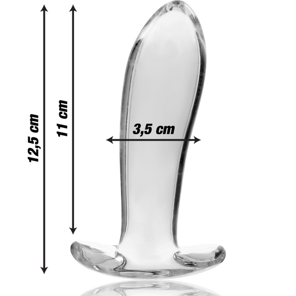 Nebula modelo 5 plug cristal rosa 12.5 cm o 3.5 cm
