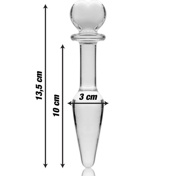Nebula modelo 7 plug cristal rosa 13.5 cm o 3 cm