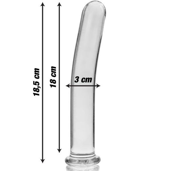 Nebula modelo 17 dildo cristal rosa 18.5 cm o 3 cm