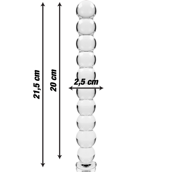 Nebula modelo 22 dildo cristal rosa 21.5 cm o 2.5 cm
