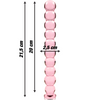 Nebula modelo 22 dildo cristal rosa 21.5 cm o 2.5 cm