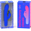 Bwild bunny infinite classic vibrador recargable silicona azul