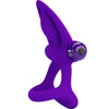 Anillo vibrador 10 vibraciones silicona violeta