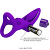 Anillo vibrador 10 vibraciones silicona violeta
