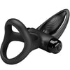 Anillo vibrador 10 vibraciones silicona negro