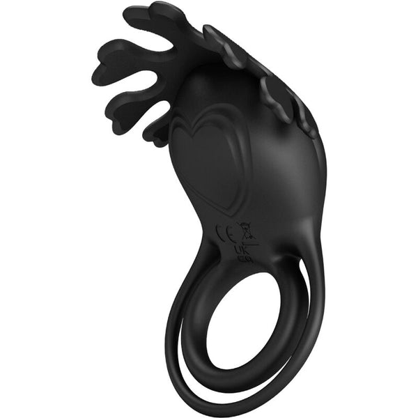 Ruben anillo vibrador 7 vibraciones silicona negro