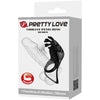 Ruben anillo vibrador 7 vibraciones silicona negro