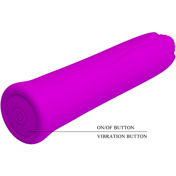 Curtis mini vibrador super power 12 vibraciones silicona violeta