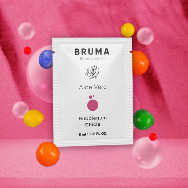 Bruma 6 ml gel deslizante con aloe vera sabor a chicle