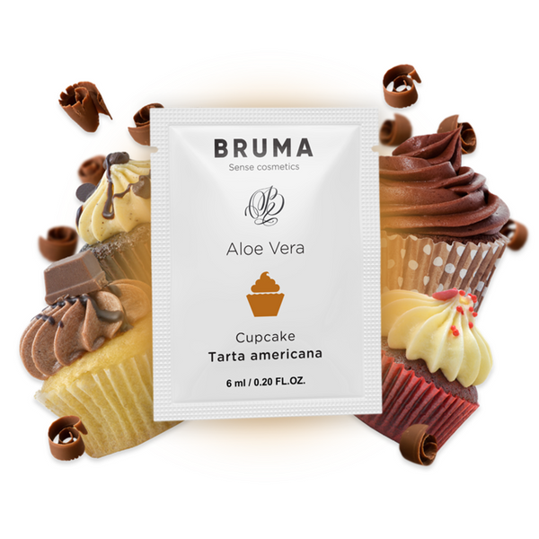 Bruma 6 ml gel deslizante con aloe vera sabor a tarta americana