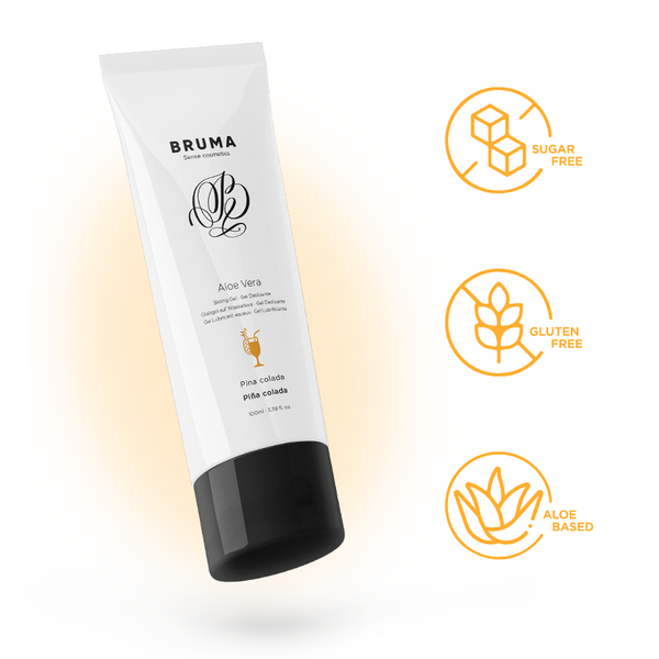 Bruma gel deslizante con aloe vera sabor a piña colada 100 ml