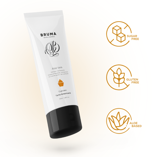 Bruma gel deslizante con aloe vera sabor a tarta americana 100 ml