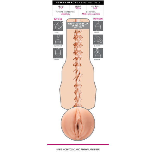 Fleshlight savannah bond vagina