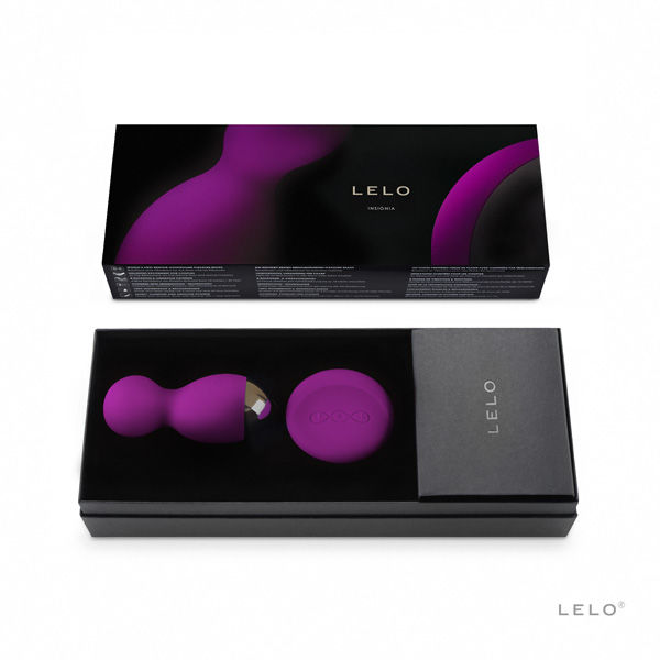 Lelo insignia bolas hula morado