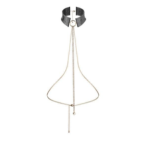 Bijoux désir métallique collar metlico negro