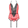 Passion peonia corset erotic line rojo